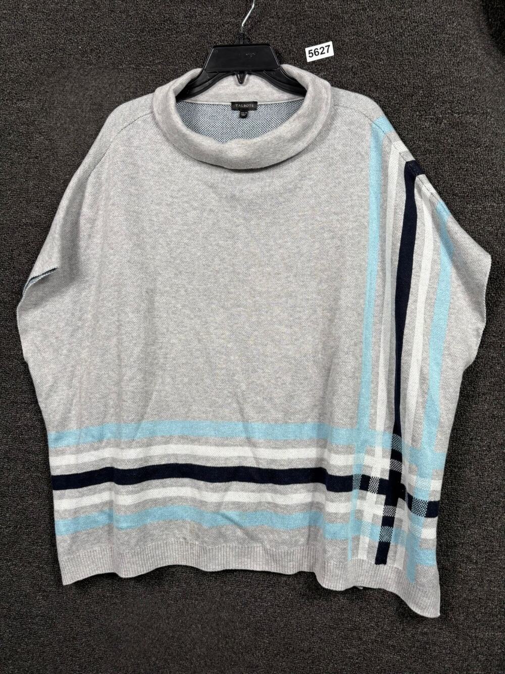 Talbots Sabrina Knit Poncho Sweater Women’s Size XS/S Multicolor Pullover